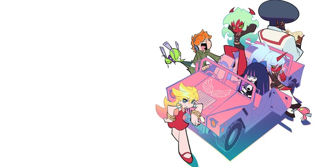 NEWパンティ&ストッキングwithガーターベルト シボレーインパラ ポスター New PANTY & STOCKING with GARTERBELT Blu-ray BOX : パンティ